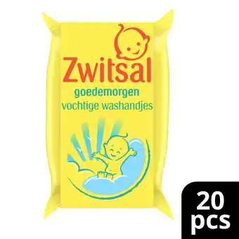 PLUS Zwitsal Vochtige Washandjes Baby aanbieding