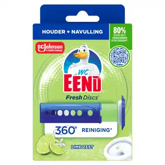 PLUS Wc Eend Fresh disc houder Lime Zest aanbieding