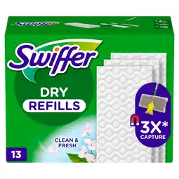 PLUS Swiffer Vloerreiniger Droog navulling aanbieding