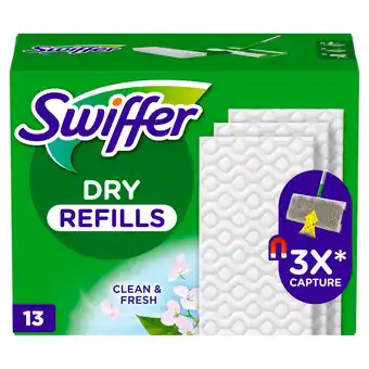PLUS Swiffer Vloerreiniger Droog navulling aanbieding