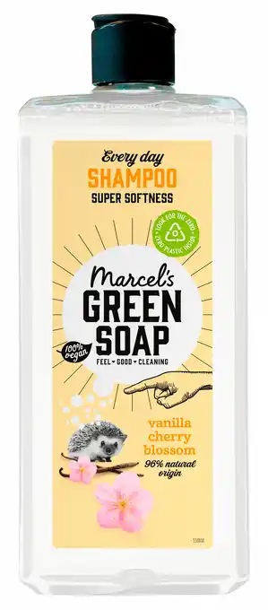 PLUS Marcel's Green Soap Shampoo elke dag Vanilla& Cherry aanbieding