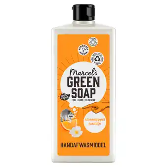 PLUS Marcel's Green Soap Afwasmiddel Sinaasappel & Jasmijn aanbieding