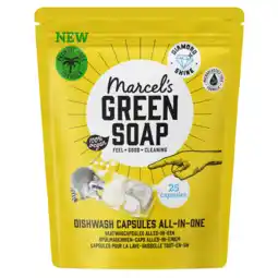 PLUS Marcel's Green Soap Vaatwas capsules all-in-one aanbieding