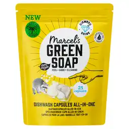 PLUS Marcel's Green Soap Vaatwas capsules all-in-one aanbieding