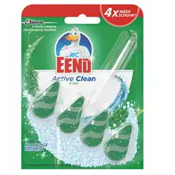 PLUS Wc Eend Toiletblok active clean pine aanbieding