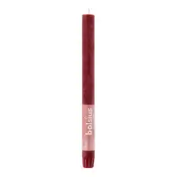 PLUS Bolsius Rustiek Shine dinerkaars Velvet Red aanbieding