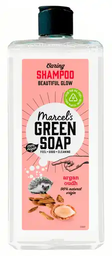 PLUS Marcel's Green Soap Shampoo verzorgend Argan&Oudh aanbieding