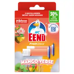 PLUS Wc Eend Fresh disc refill mango-verse aanbieding