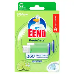 PLUS Wc Eend Fresh Discs navul Lime Zest aanbieding