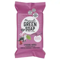 PLUS Marcel's Green Soap Schoonmaakdoekjes Patchouli aanbieding