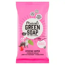 PLUS Marcel's Green Soap Schoonmaakdoekjes Patchouli aanbieding
