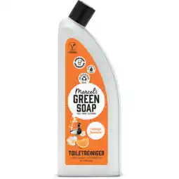 PLUS Marcel's Green Soap Toiletreiniger Sinaasappel & Jasmijn aanbieding