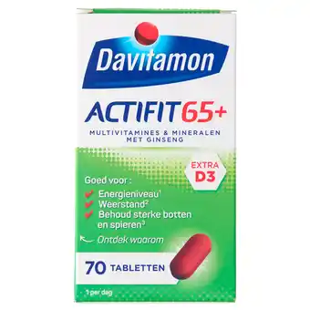 PLUS Davitamon Vitamine Actifit 65+ aanbieding
