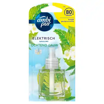 PLUS Ambipur Luchtverfrisser ochtend dauw navulling aanbieding