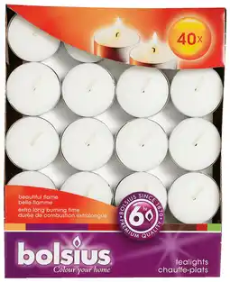 PLUS Bolsius Theelichten 6 uur aanbieding