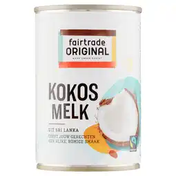 PLUS Fairtrade Original Kokosmelk Fairtrade aanbieding