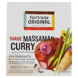 PLUS Fairtrade Original Thaise massaman kruidenpasta Fairtrade aanbieding