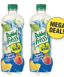 Budget Food DubbelFrisss Appel-Perzik 1Kcal aanbieding