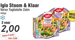 Budget Food Iglo Stoom & Klaar Verse Tagliatelle Zalm aanbieding