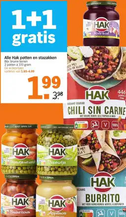 Albert Heijn Alle Hak potten en stazakken aanbieding