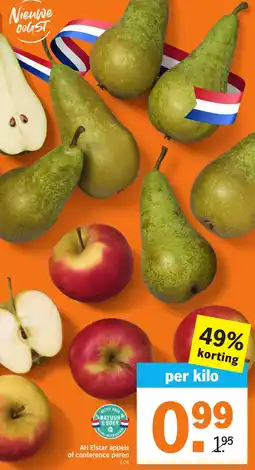 Albert Heijn AH Elstar appels of conference peren aanbieding