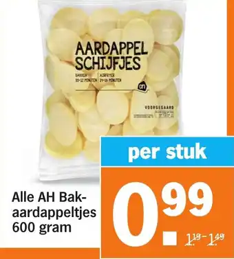 Albert Heijn Alle AH Bakaardappeltjes aanbieding