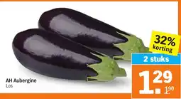 Albert Heijn AH Aubergine aanbieding