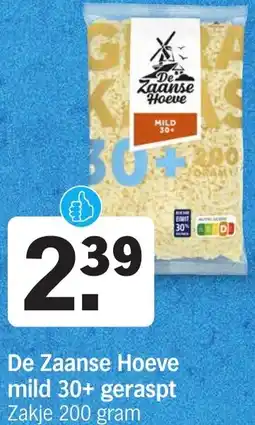 Albert Heijn De Zaanse Hoeve mild 30+ geraspt aanbieding