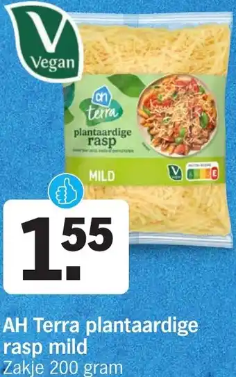 Albert Heijn AH Terra plantaardige rasp mild aanbieding