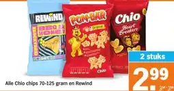 Albert Heijn Alle Chio chips en Rewind aanbieding