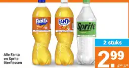 Albert Heijn Alle Fanta en Sprite aanbieding