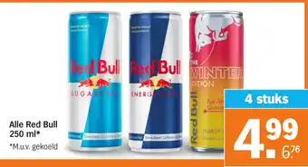 Albert Heijn Alle Red Bull aanbieding