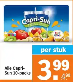 Albert Heijn Alle Capri- Sun 10-packs aanbieding