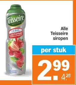 Albert Heijn Alle Teisseire siropen aanbieding