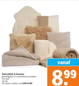 Albert Heijn Kaat plaids & kussens aanbieding