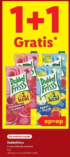 Lidl DubbelFrisss aanbieding