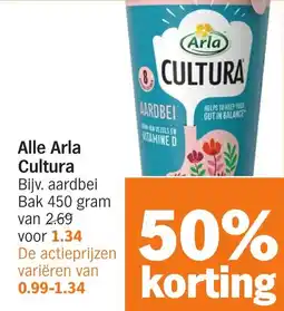 Albert Heijn Alle Arla Cultura aanbieding