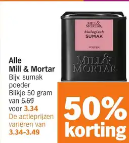 Albert Heijn Alle Mill & Mortar aanbieding