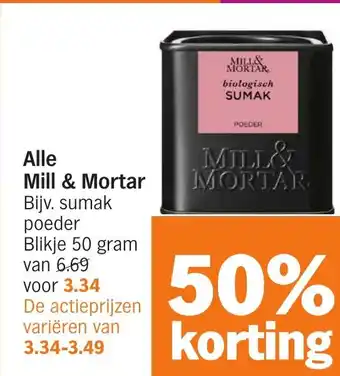 Albert Heijn Alle Mill & Mortar aanbieding