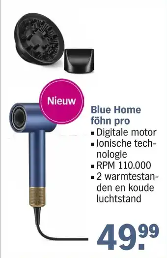Albert Heijn Blue Home föhn pro aanbieding
