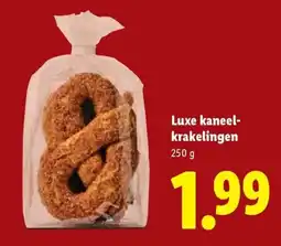 Lidl Luxe kaneelkrakelingen aanbieding