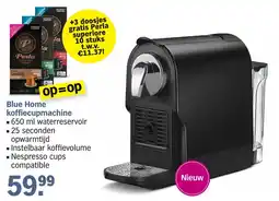 Albert Heijn Blue Home koffiecupmachine aanbieding
