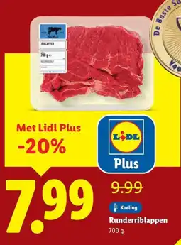 Lidl Runderriblappen aanbieding