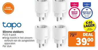 Albert Heijn Tapo Slimme stekkers aanbieding