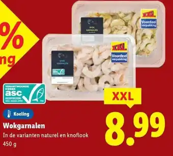 Lidl Wokgarnalen aanbieding