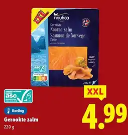 Lidl Gerookte zalm aanbieding