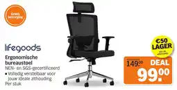 Albert Heijn Lifegoods Ergonomische bureaustoel aanbieding