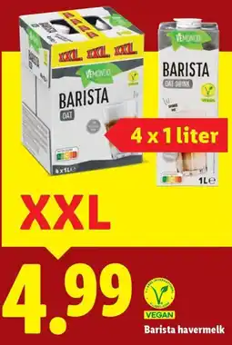 Lidl Barista havermelk aanbieding