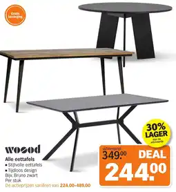 Albert Heijn Woood Alle eettafels aanbieding