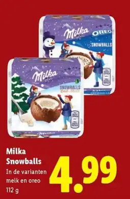 Lidl Milka Snowballs aanbieding